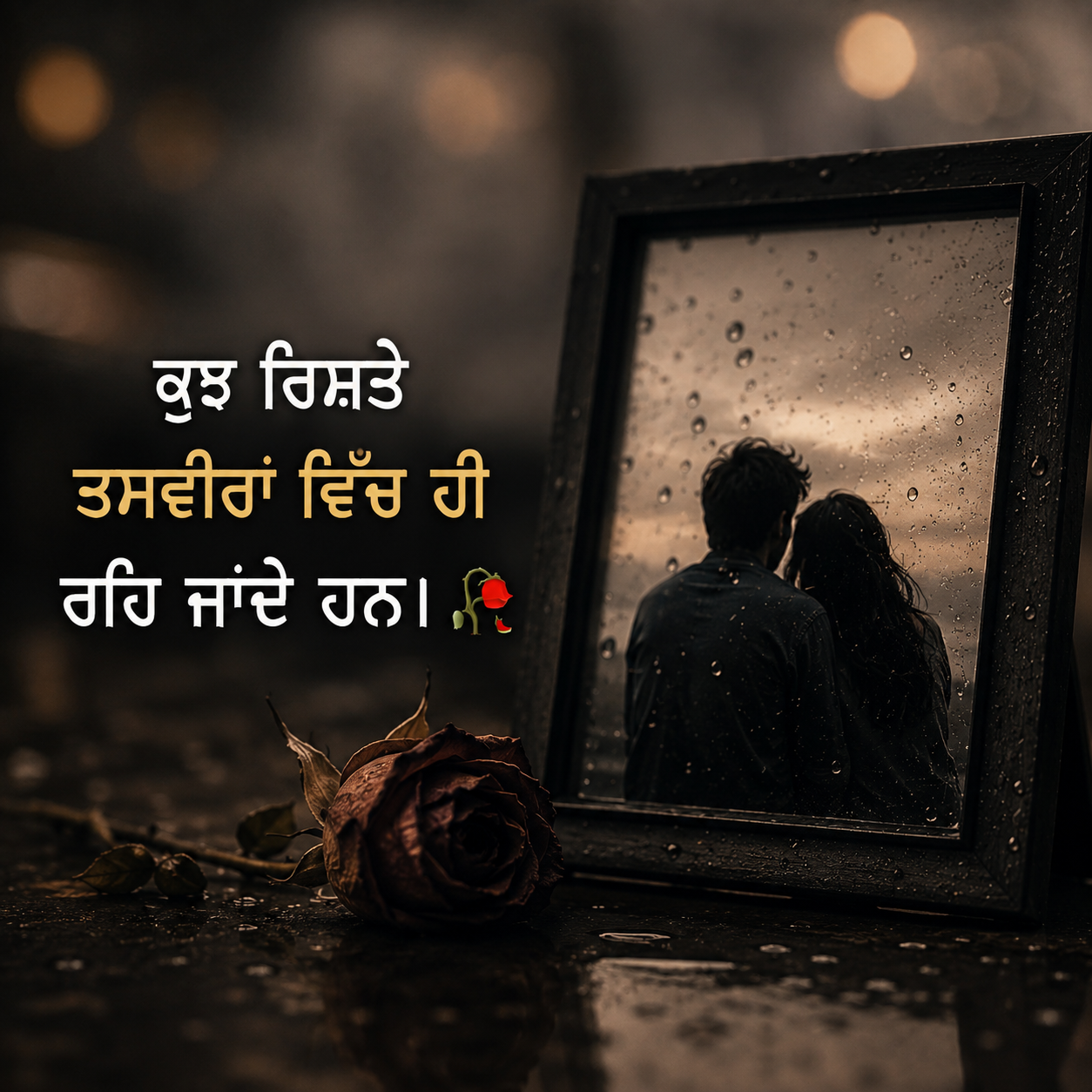 Punjabi Sad Shayari for Instagram Caption