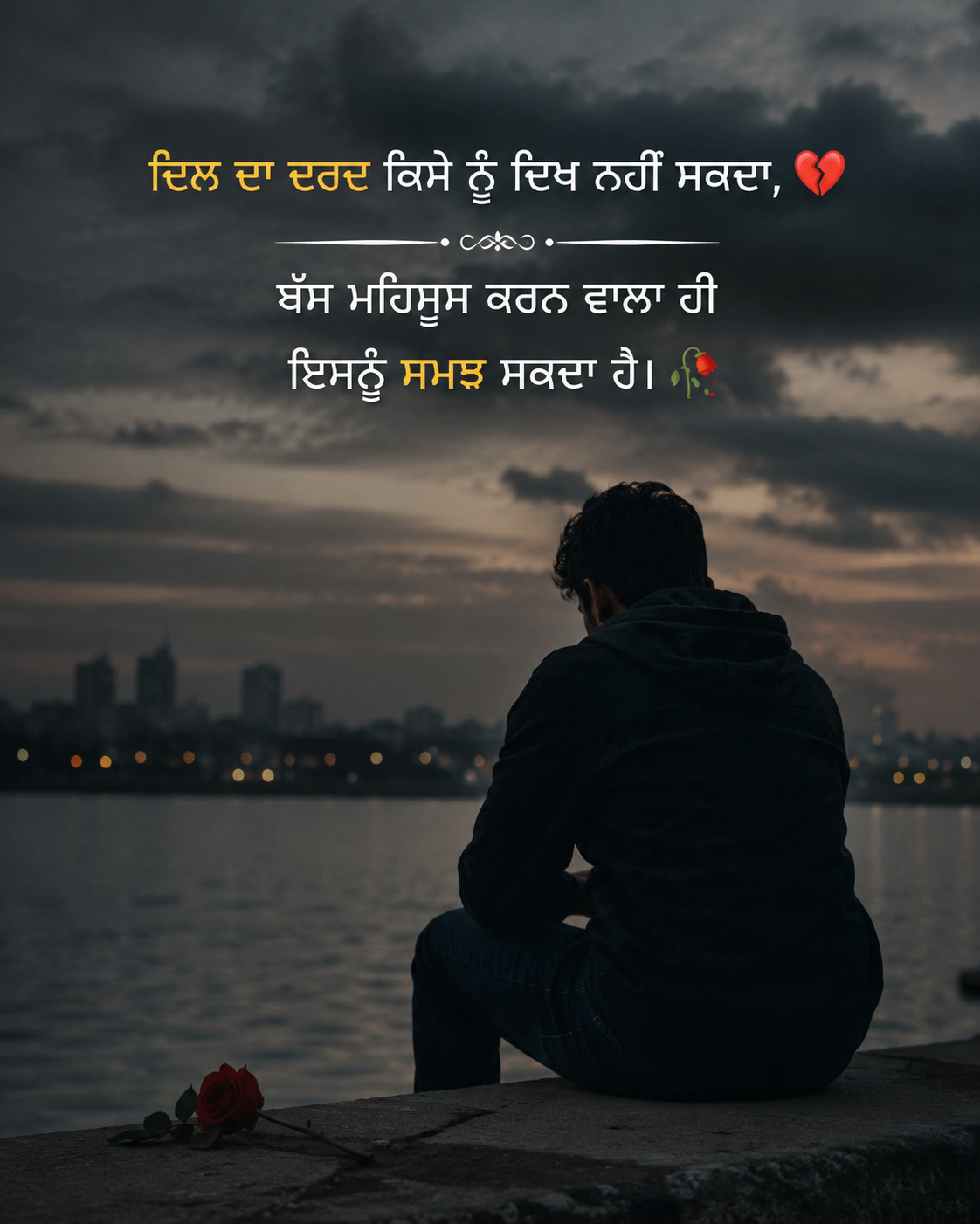 Punjabi Sad Shayari on Dil Da Dard