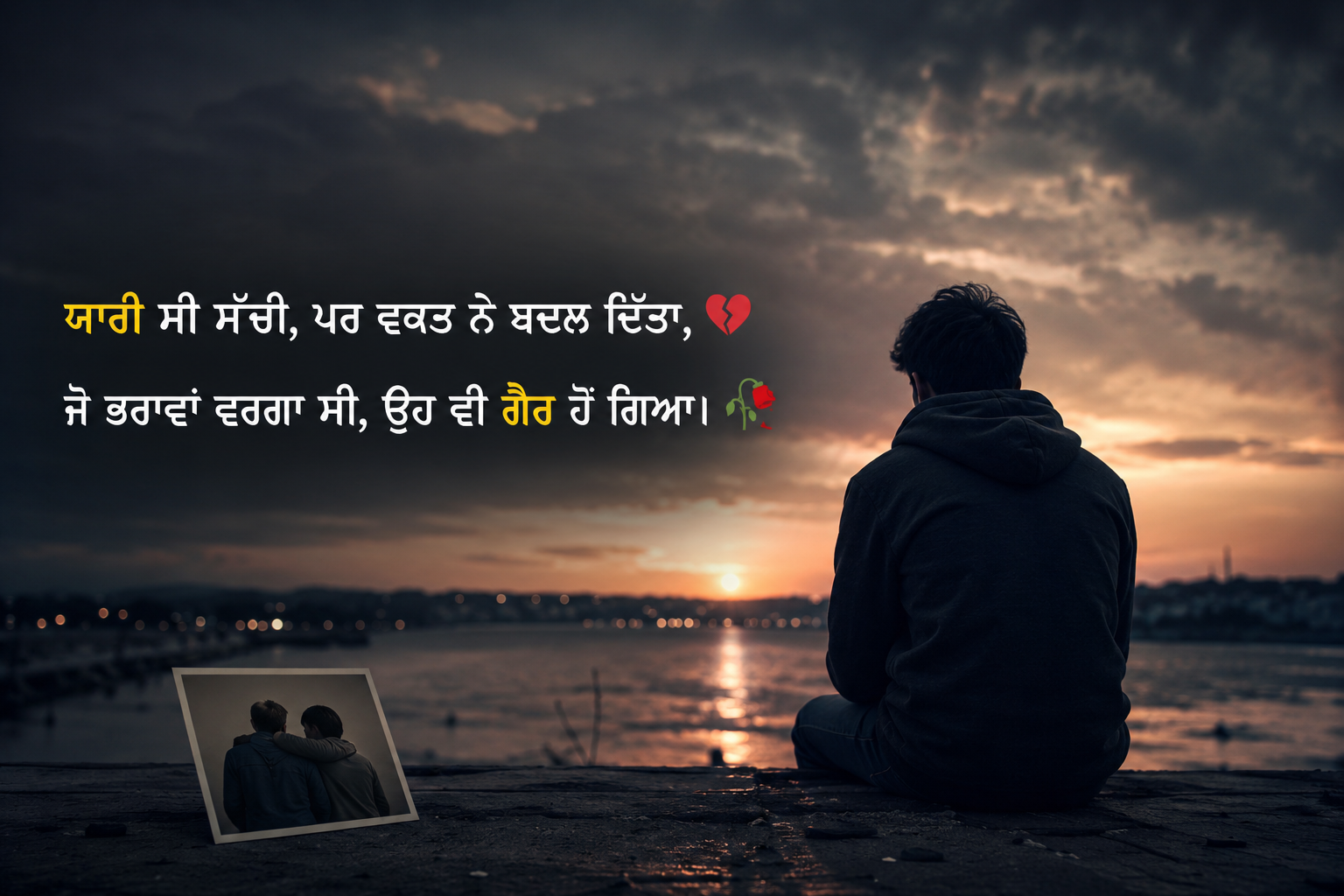 Punjabi Sad Shayari on Yaari Dosti