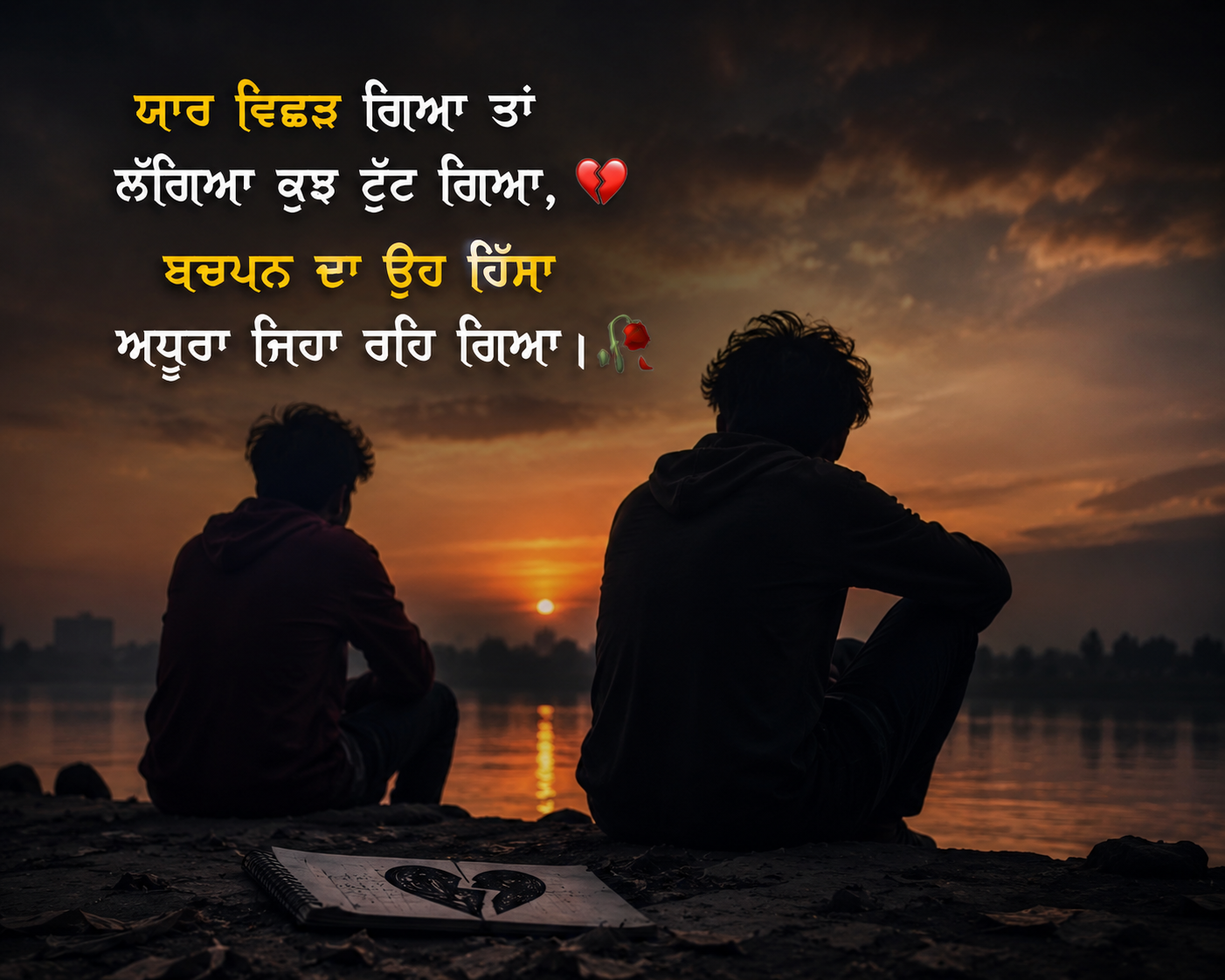 Punjabi Sad Shayari on Yaari Dosti