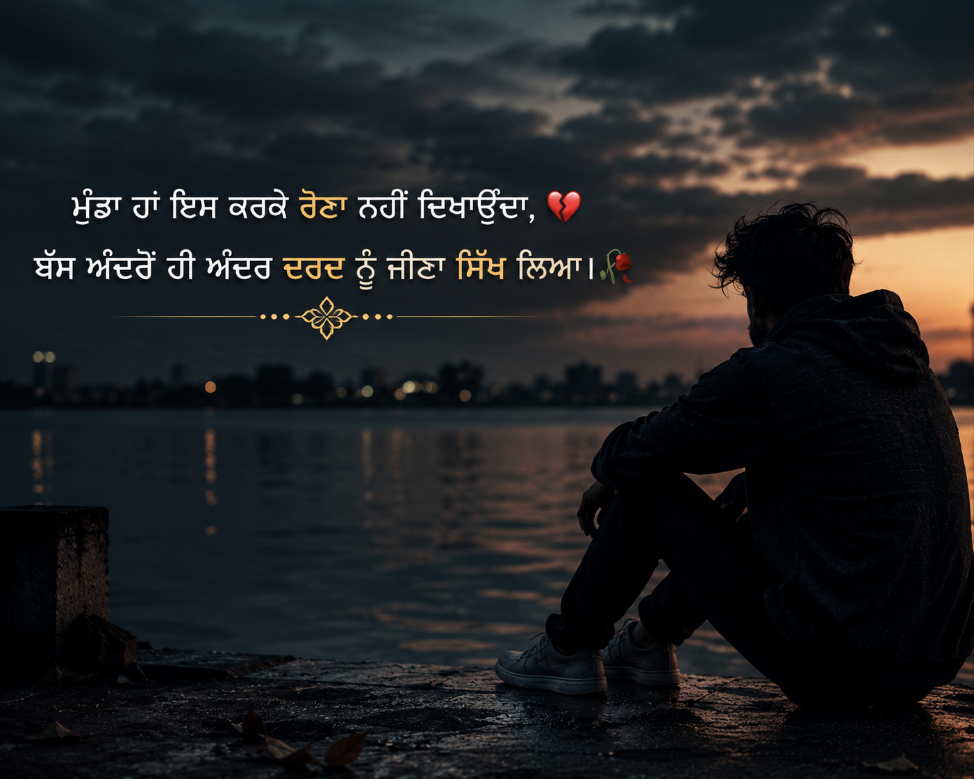 Punjabi Sad Status for Boys