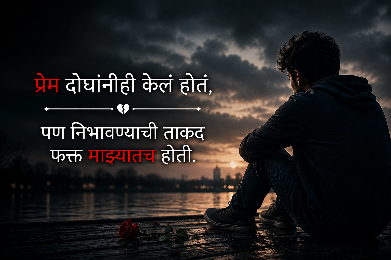 Sad Shayari In Marathi On Love