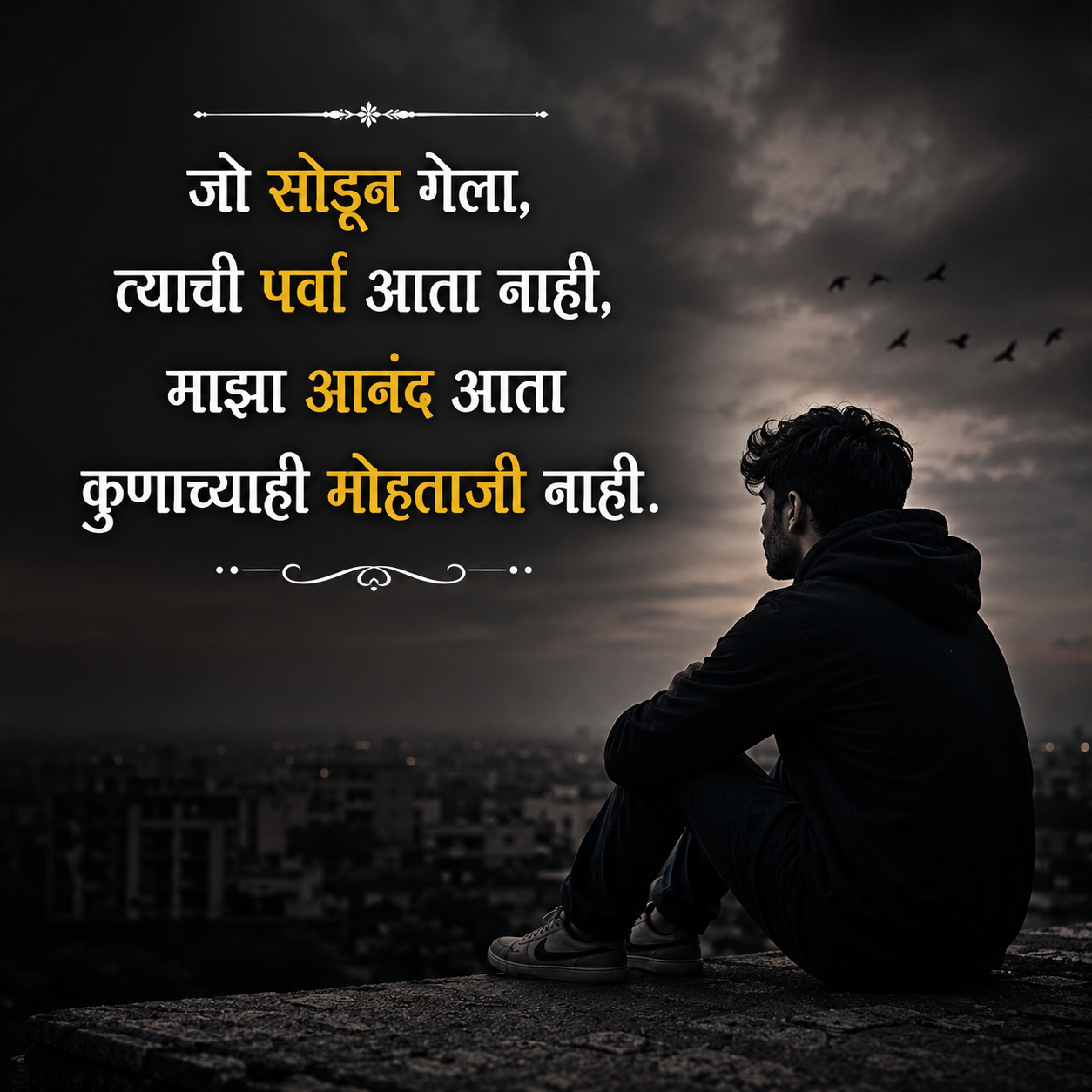 Sad Shayari Marathi Attitude
