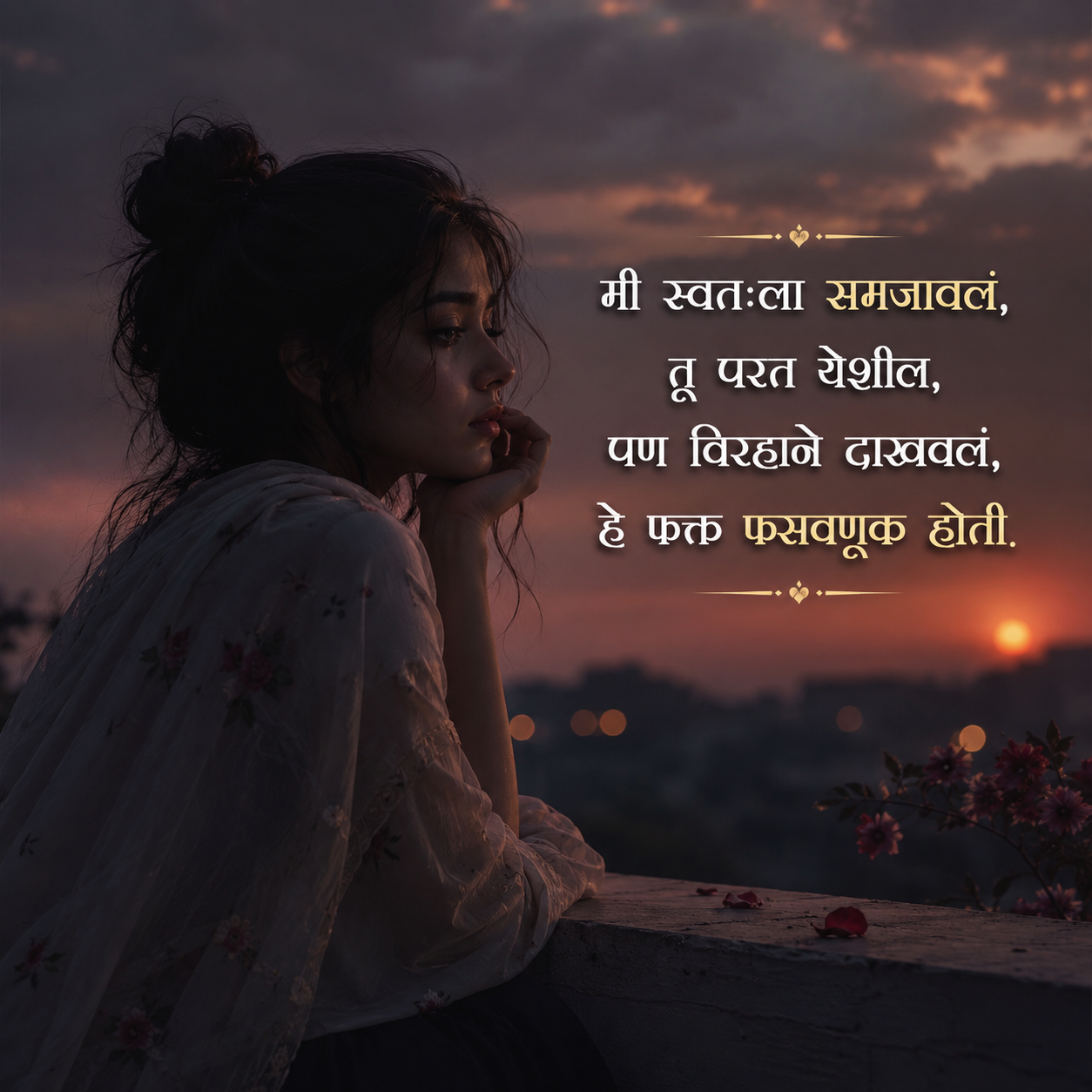 Sad Shayari Marathi for Girlfriend