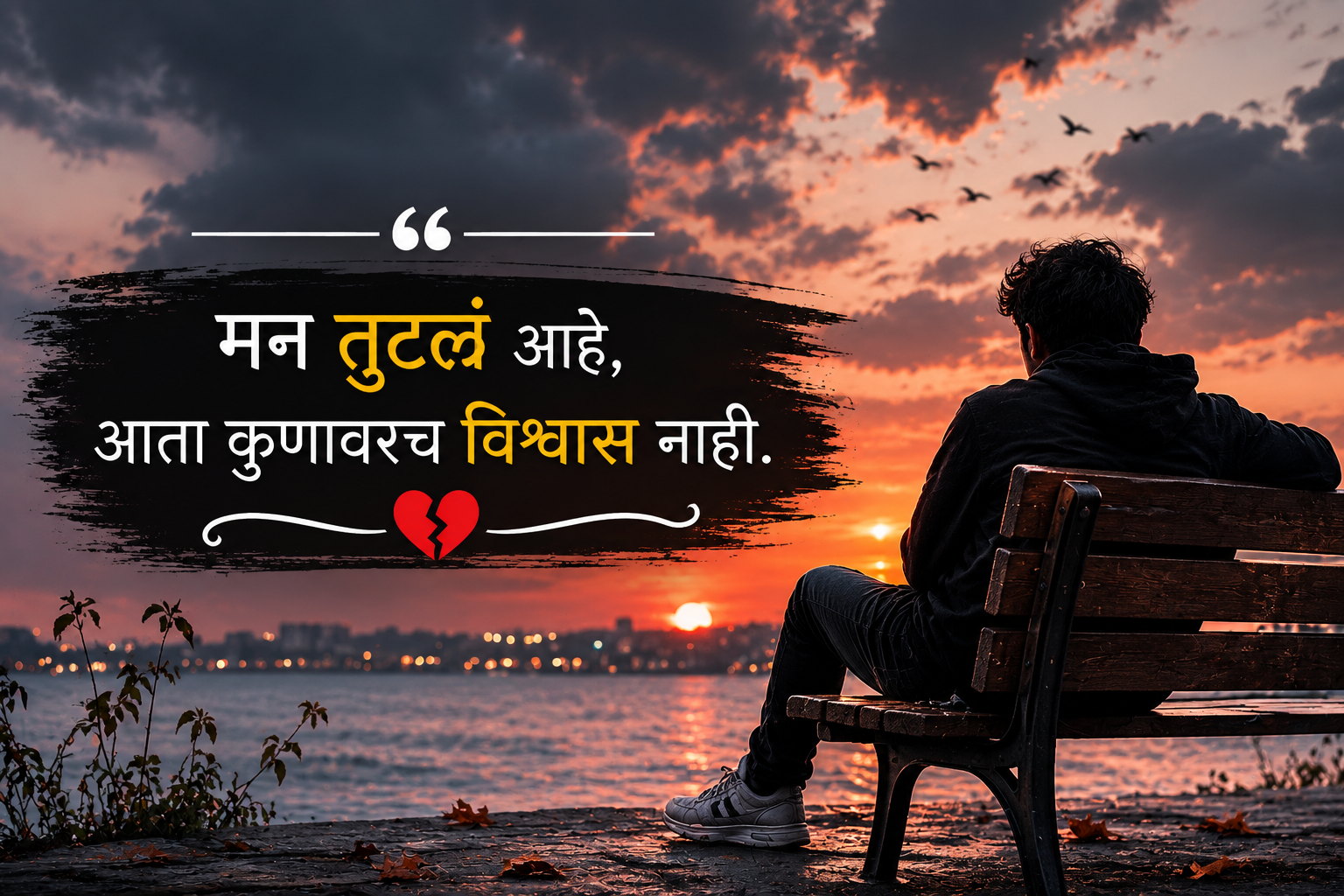 Sad Shayari Marathi for WhatsApp Status