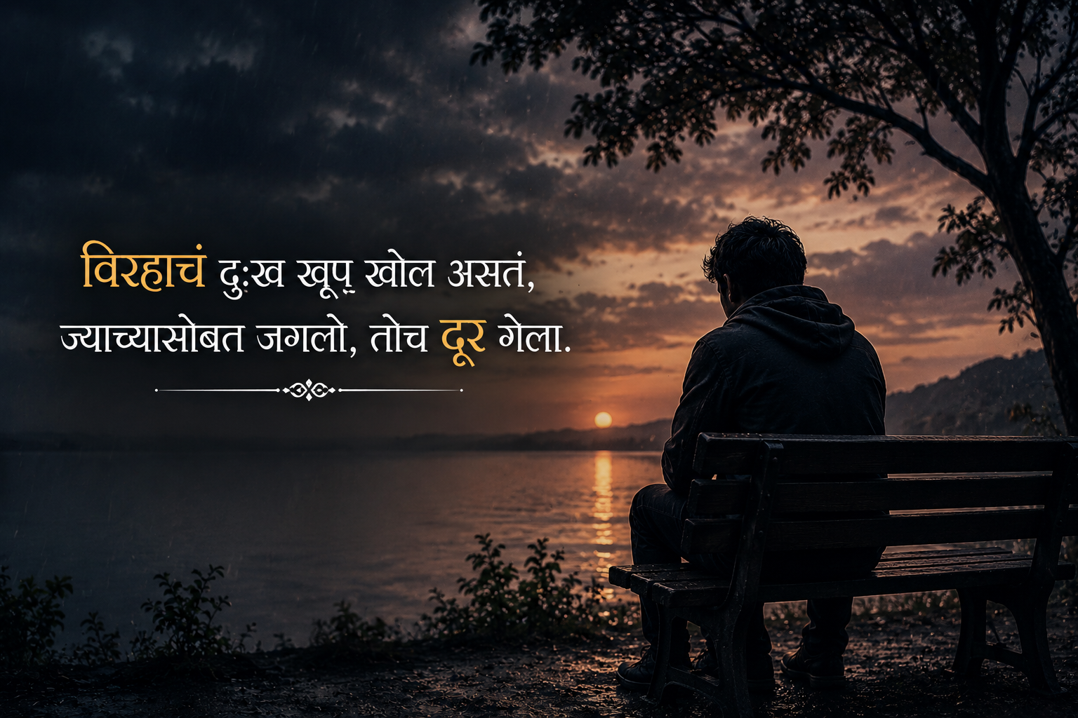 Sad Shayari Marathi on Judai