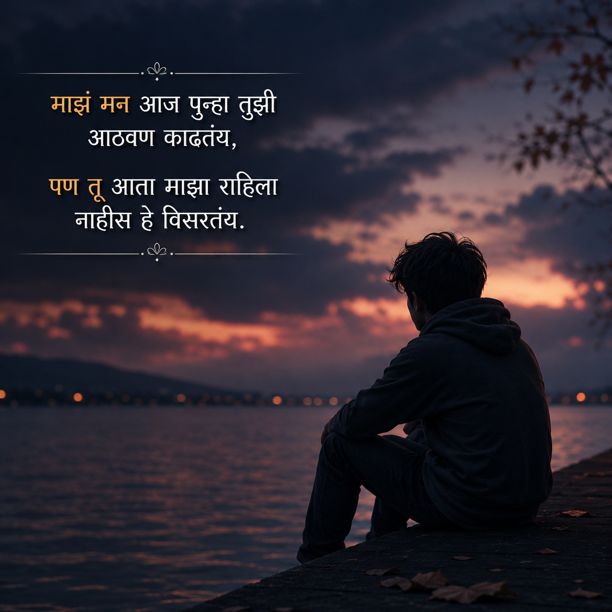 Sad Shayari in Marathi 2 Line