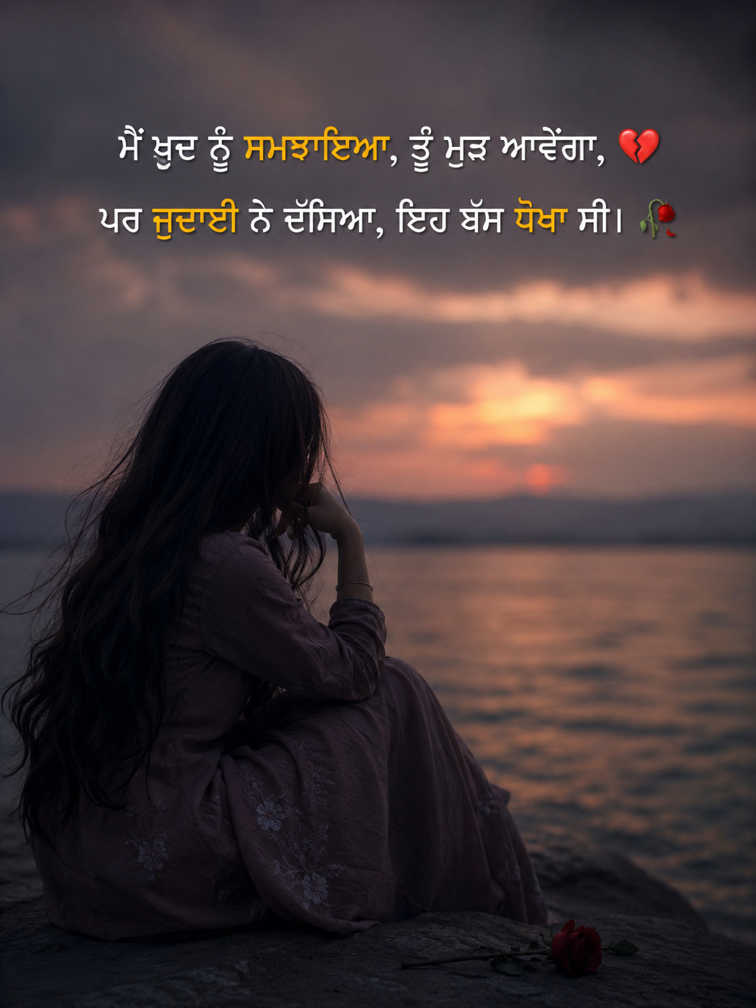 Sad Shayari in Punjabi for Girls