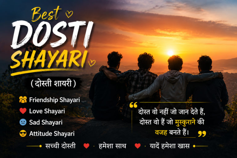 dosti shayari
